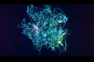 流动水花效果LOGO标志视频片头适用于愈合诵经瑜伽冥想禅修AE模板_VIP专属ae模板