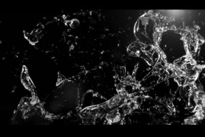 水花流动画汇聚形成LOGO标志动画视频片头pr模板_pr模板网