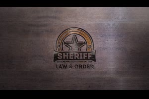 旧木质纹理场景雕刻LOGO标志图案效果视频片头动画ae模板素材_logo展示ae模板