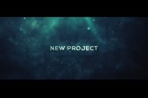 大气水下文字标题宣传片开场ae模板 Underwater Trailer_文字特效ae模板