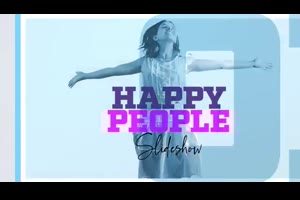 欢快人物幻灯片展示ae模板 Happy People – Quote Slideshow_展示ae模板