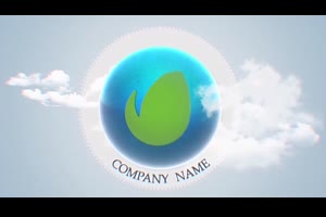 旅行开幕3D地球场景设计天空旅游视频logo标志片头广告ae模板素材_logo展示ae模板