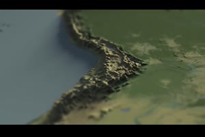 fcpx插件-南美洲地图坐标定点路径连线动South America Map FC