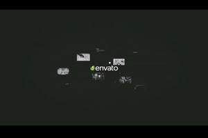 科技网格场景介绍商业历史时间线宣传企业公司视频AE模板_企业ae模板