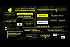 fcpx插件-20种励志鼓舞振奋人心的文字标题动Inspiring Titles For Final Cut Pro X+使用教