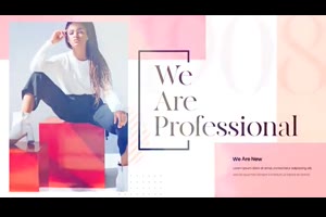 活力时尚魅力模特包装宣传pr模板 Stylish Fashion Promo_pr模板网