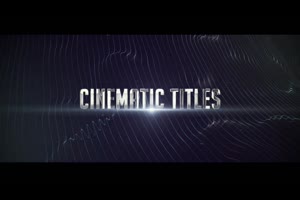 抽象背景粒子特效标题展示ae模板 Trailer Titles_文字特效ae模板