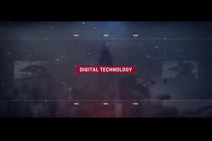 数字科技幻灯片发展ae模板 Digital Technology Timeline_科技展示ae模板