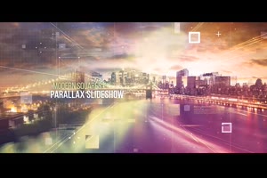 现代视差效果科技设计科学演示史诗动作战争主题幻灯片AE/PR模板_展示ae模板