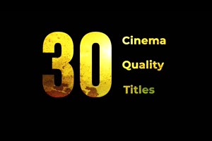 fcpx插件-31个大气史诗电影预告片文字标题场景动Trailer Titles Pack