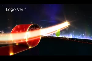 三维豪华场景红地毯灯光线条粒子背景活动颁奖晚会标志片头AE模板_节日庆典ae模板