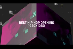 时尚电子音乐节开场嘻哈说唱涂鸦韩流歌舞表演派对开幕片头ae模板_VIP专属ae模板