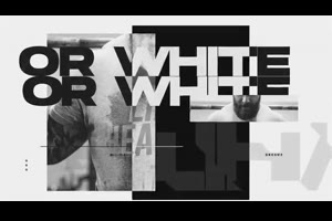 抽象动感黑白幻灯片开场片头ae模板 Diagnose Black N White_展示ae模板