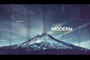 现代风拼图效果幻灯片ae模板 Modern Slideshow_展示ae模板