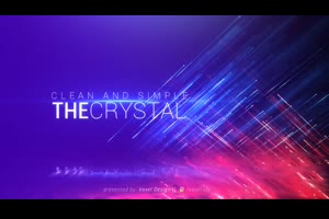 抽象多彩光线文字标题展示ae模板 The Crystal Titles_文字特效ae模板