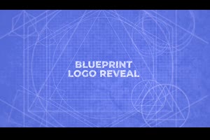 fcpx插件-工业建筑师蓝图绘制LOGO标志展Blueprint Logo Reveal+使用教