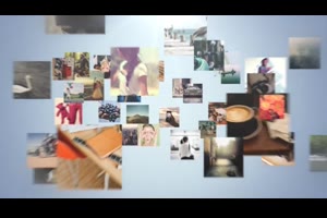 fcpx插件-众多图片汇聚LOGO标志片Multi Video Logo Intro