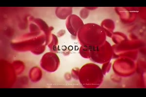 微生物红细胞医疗文字片头ae模板 Red Blood Medical Opener_展示ae模板