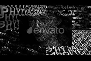 抽象文字标题版式特效ae模板 Typography Patterns V2_文字特效ae模板