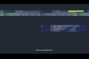 动态城市片头ae模板 Urban Intro_展示ae模板