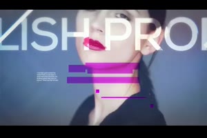 时尚模特视频宣传包装pr模板 Fashion Promo_pr模板网