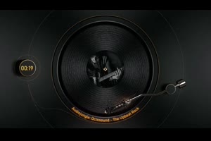 歌曲音乐曲目视频封面复古黑胶唱片唱针移动勾画神奇光线动画ae模板_VIP专属ae模板