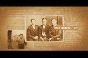 复古历史时间线幻灯片ae模板 Documentary Historical Slideshow_展示ae模板