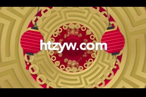 鼠年大吉层层推进展示新年快乐企业年会舞台开场视频AE模板_VIP专属ae模板
