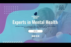 医疗中心宣传病毒实验室研究幻灯片心理健康视频治疗时间表AE模板_展示ae模板