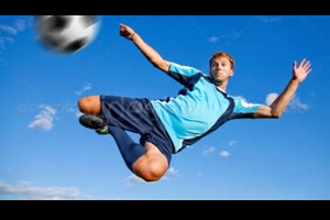 草丛背景足球字幕ae模板 Soccer and Growing Green Grass Lower Third_文字特效ae模板