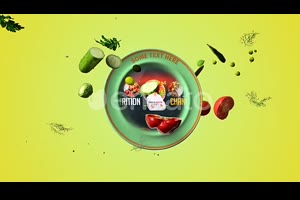 烹饪介绍食品水果美食厨房食谱蔬菜厨师美食介绍电视节目视频制作AE模板_产品宣传ae模板