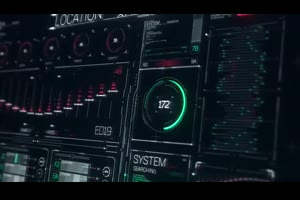 科幻HUD界面动画设计元素ae模板 FUI HUD Design Elements_科技展示ae模板