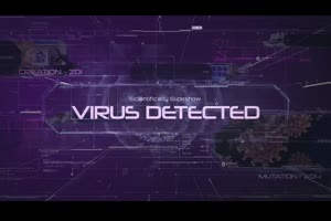 新型冠状病毒感染症状介绍视频科学研究病毒防疫演示幻灯片ae模板_展示ae模板