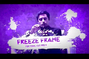 fcpx插件-6组画面冻结定帧静止转场介绍效Freeze Frame Transitions + 使用教