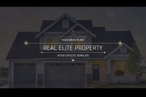 房地产室内装修宣传介绍展示ae模板 Real Estate Elite Property_产品宣传ae模板