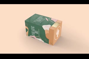 3D包装盒样机动画品牌盒子广告视频封面ae模板素材_产品宣传ae模板