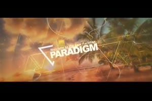 三角面元素视差效果幻灯片ae模板 Paradigm Triangles Parallax Slideshow_展示ae模板