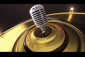 金色话筒音乐之星演唱会演唱比赛片头ae模板 Music Star Opener_展示ae模板