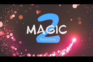 pr模板-25个唯美漂亮魔法粒子转场过渡预Magic Transitions 2