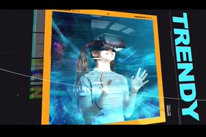 3D虚拟空间展示照片幻灯片宣传视频相册制作ae模板设计源文件素材_相册ae模板