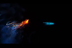 火焰粒子特效文字标题展示ae模板 Fire Opening Titles_文字特效ae模板