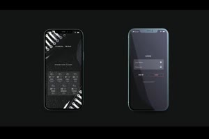 iPhone 12 Pro苹果手机App应用程序演示视频展示UI设计动画ae模板素材_产品宣传ae模板