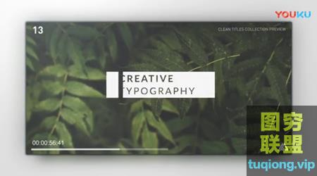 [AE模板][文字标题] 20组简洁线条文字标题动画 Clean Minimal @12611