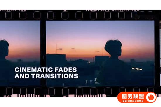 [PR模板]电影淡入淡出渐隐黑场过渡转场预设 Cinematic Fades An@36073