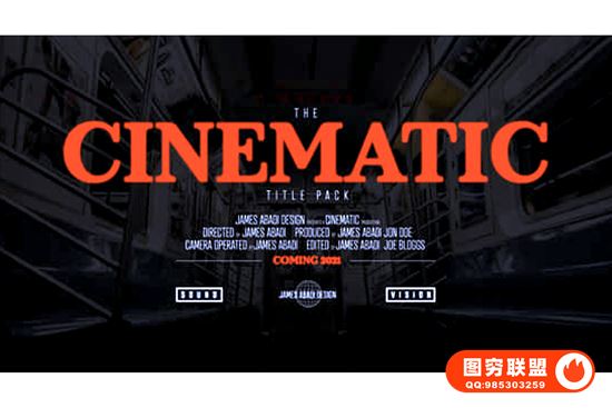 [PR模板]23个专业设计电影标题排版预设 The Cinematic Title@36077