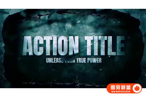[AE模板]动作电影片头片尾3D字幕标题动画 Action Title Pro@35956