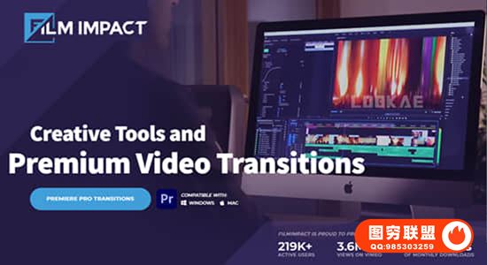 [PR插件]最受欢迎六类62个PR特效转场插件合集包FilmImpact Premium V@35412