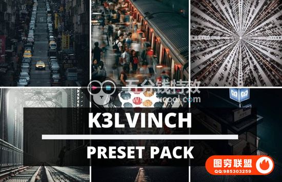 [LR预设]台北摄影师K3LVINCH城市街拍电影色调LR预设包 K3LVINCH PRES@24600