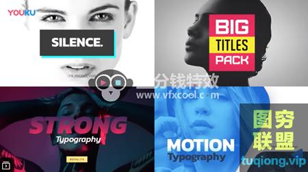 [PR预设]21组时尚文字标题动画 Titles Pre@18503