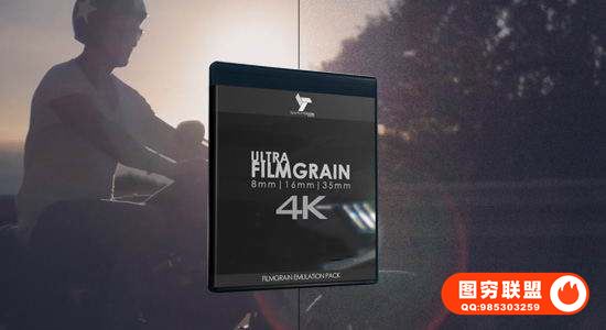 [视频素材]视频素材-57个电影胶片噪点颗粒叠加4K视频素材SpectrumGrades-U@18522